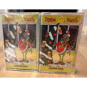 Cookin Soul – DOOM XMAS Cassette Tapes x2 Green and Red NEW And Sealed